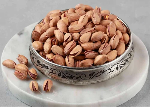 Turkish roasted and salted pistachio nuts
