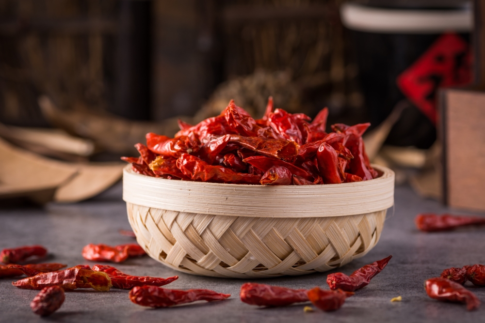 Iranian dried paprika