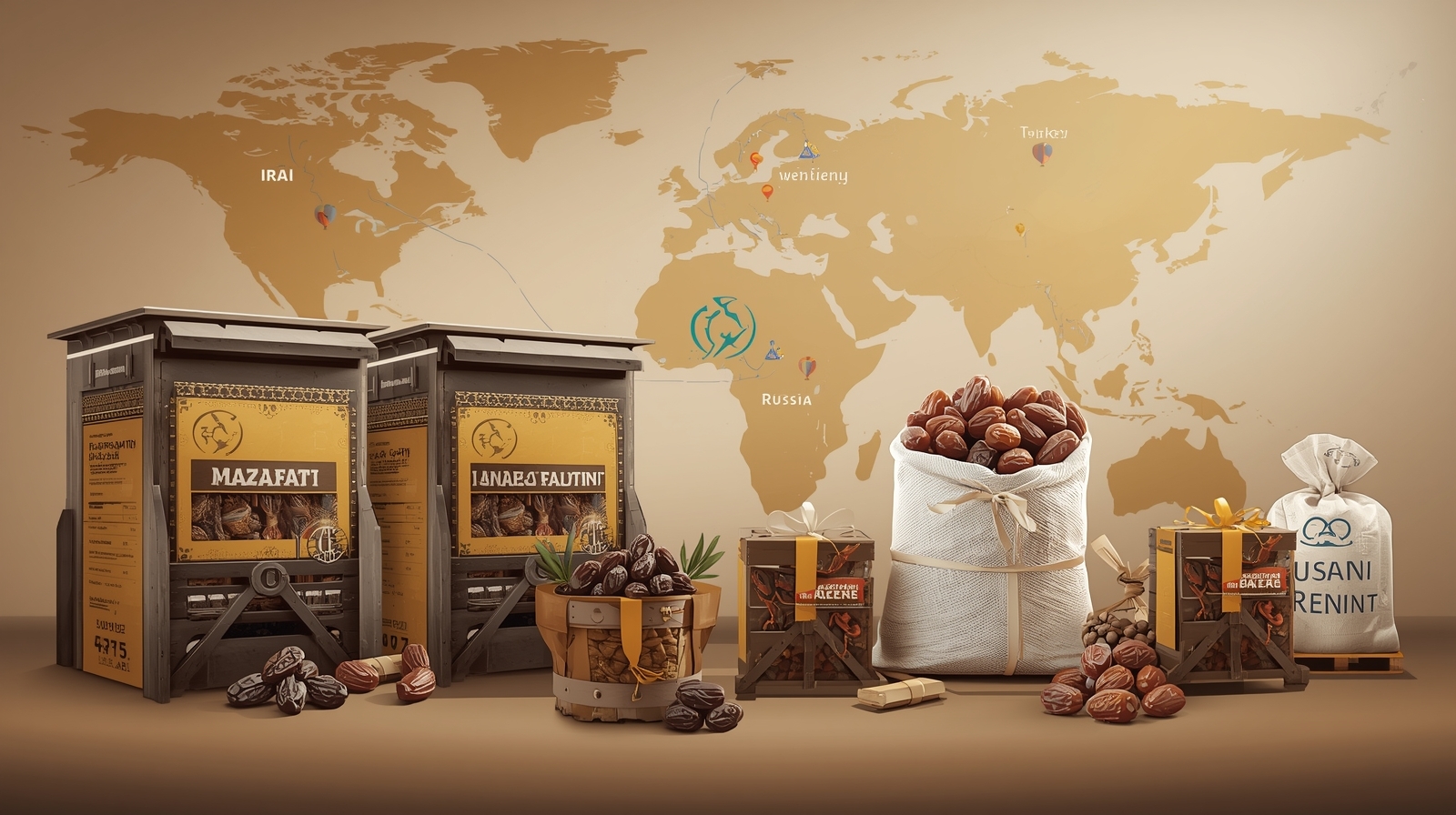 Leading Export Markets for Dates