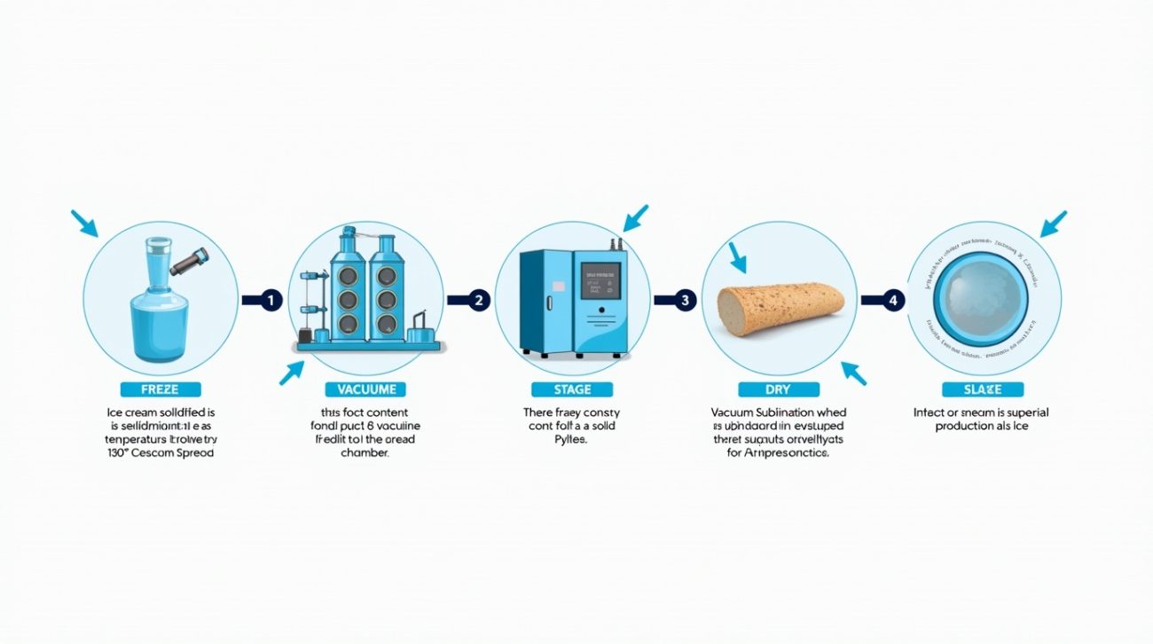 Freeze dried ice cream Machine