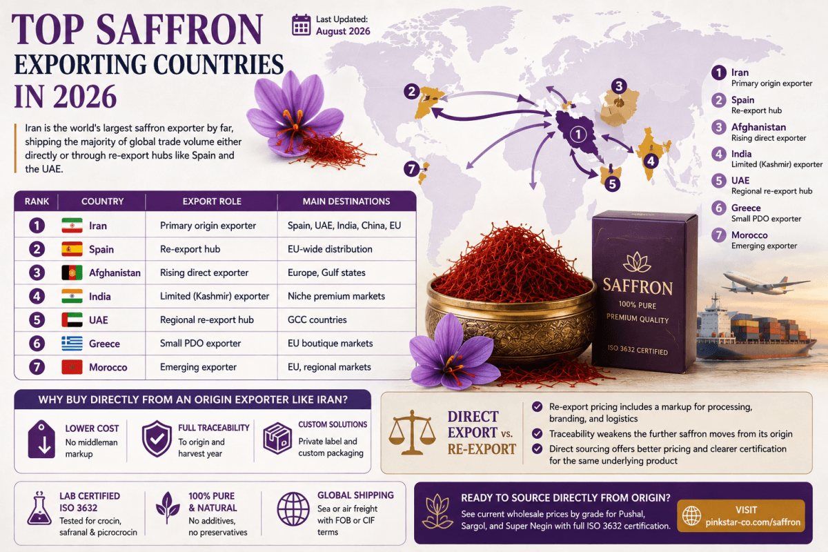 Top Saffron Exporting Countries in 2026